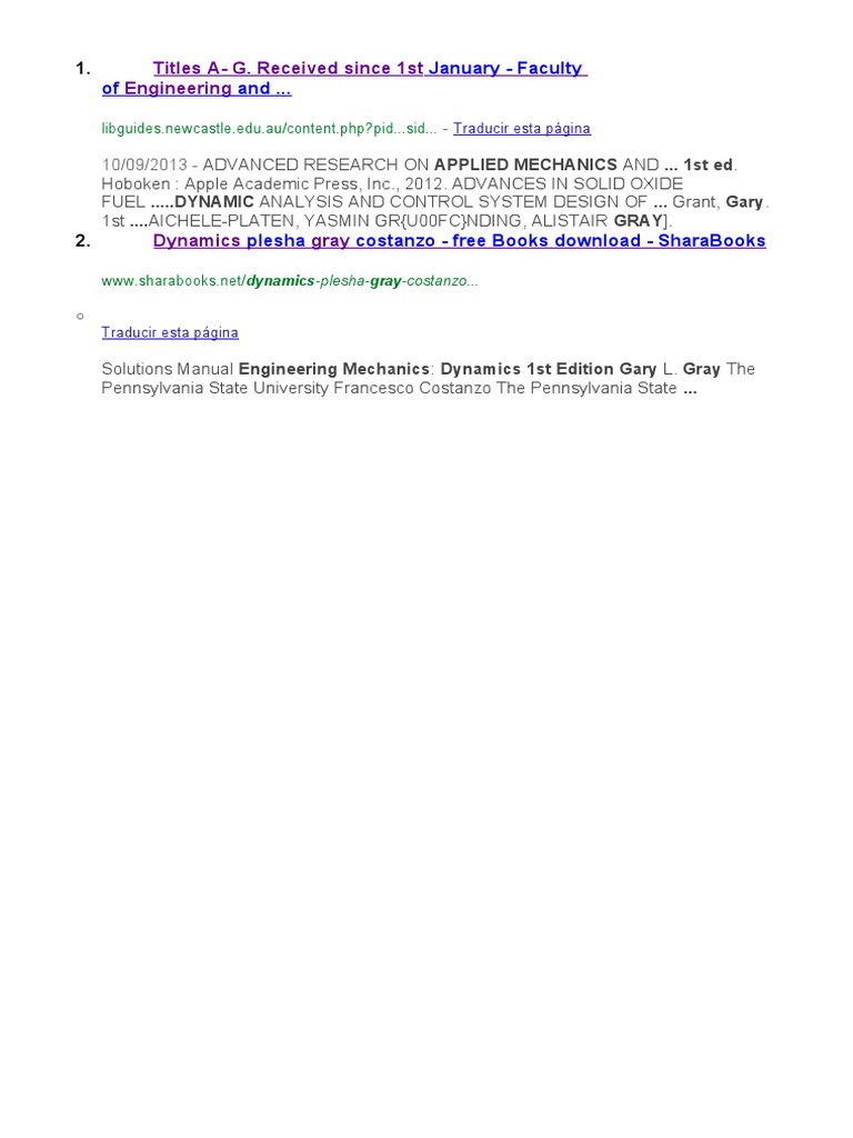 Engineering Mechanics Dynamics Resources | PDF | Technology & Engineering