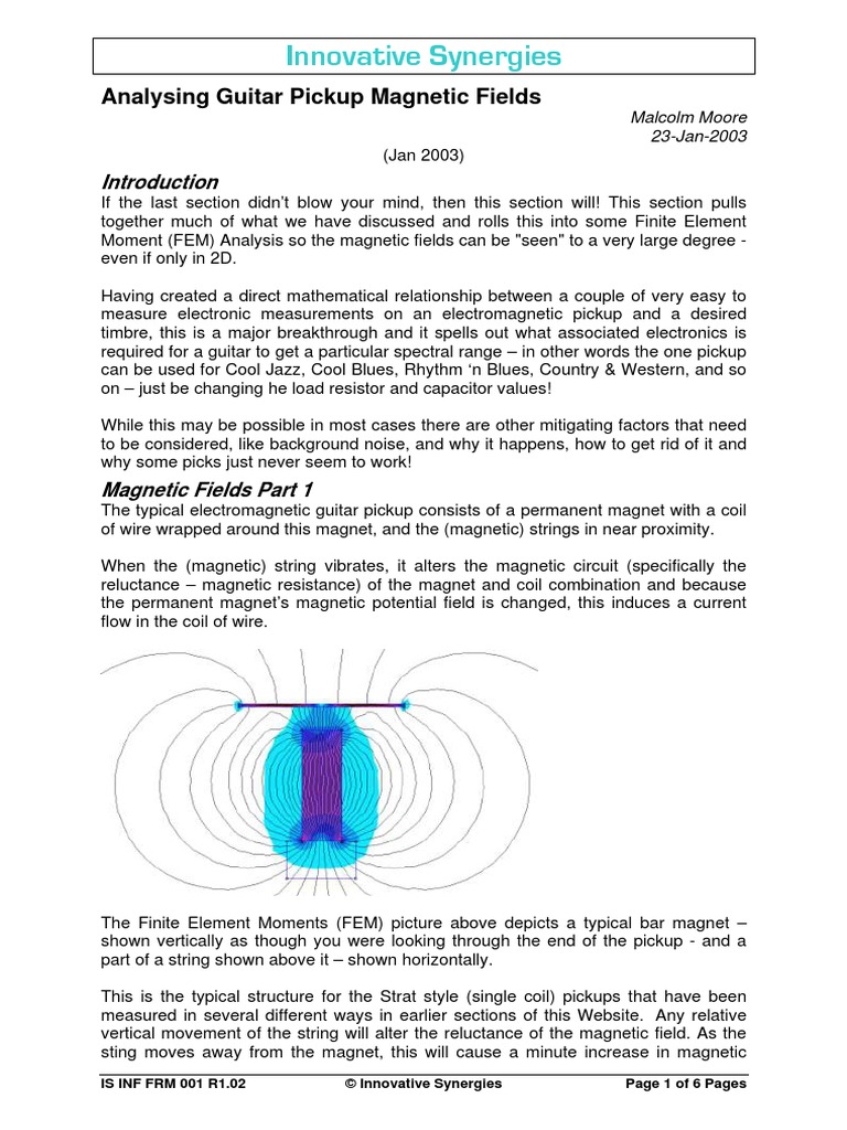 Analysing Guitar Pickup Fields PDF