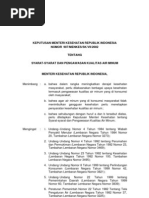 Download Kepmenkes No 907 2002 Kualitas Air Minum by medi8831 SN17740707 doc pdf