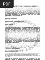 Download Doctor Faustus as a Renaissance Play by AbdulRehman SN17741335 doc pdf