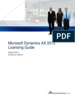 Dynamics AX 2012 Licensing Guide-Customer Edition