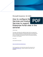 How To Configure Reporting Services and Analysis Services To Support Enterprise Portal Sites in The Extranet AX2009