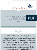 Karl Mannheim Presentacion
