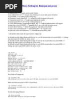 Mikrotik Web Proxy Setting for Trans Par Ant