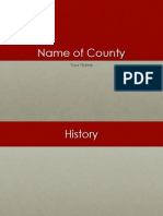 County Report Powerpoint Template