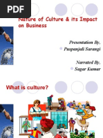Download Nature of Culture  Its Impact on Business by Sagar Kumar SN17743776 doc pdf