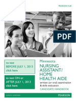 Nursing Assistant/ Home Health Aide: Minnesota