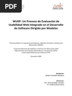 WUEP - Un Proceso de Evaluacion de Usabilidad Web ..Ejmplo de Tesis