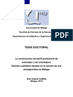 1. La construcción del perfil profesional. Estudio Cualitativo