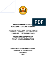 Download Pedoman Penulisan Tesis UNPAD by Amir Indrabudiman SN177448854 doc pdf