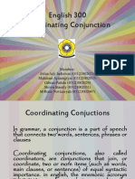 English 300 - Coordinating Conjunction - 2