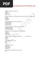 NPCIL ET Electronics Question Paper 2011 Model Paper With Answers