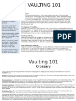 Vaulting 101 Handouts