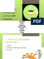 Analyzing Consumer Markets: Alabado Cruz Dadivas Del Castillo Genio Peralta Viola