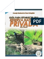 Guia para La Inscripcion de Reservas Naturales Privadas