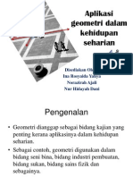 Aplikasi Geometri Dalam Kehidupan