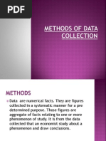 Methods of Data Collection 1 Bbm