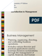 Introduction To Management Chapter 1