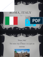 Presentación roma italia