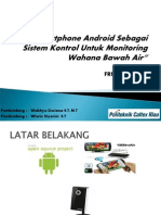 Download smartphone android sebagai sistem kontrol untuk monitoring wahana bawah air ppt by Fredy Hidayat SN177475308 doc pdf