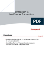 Introduction To Loadrunner Transactions