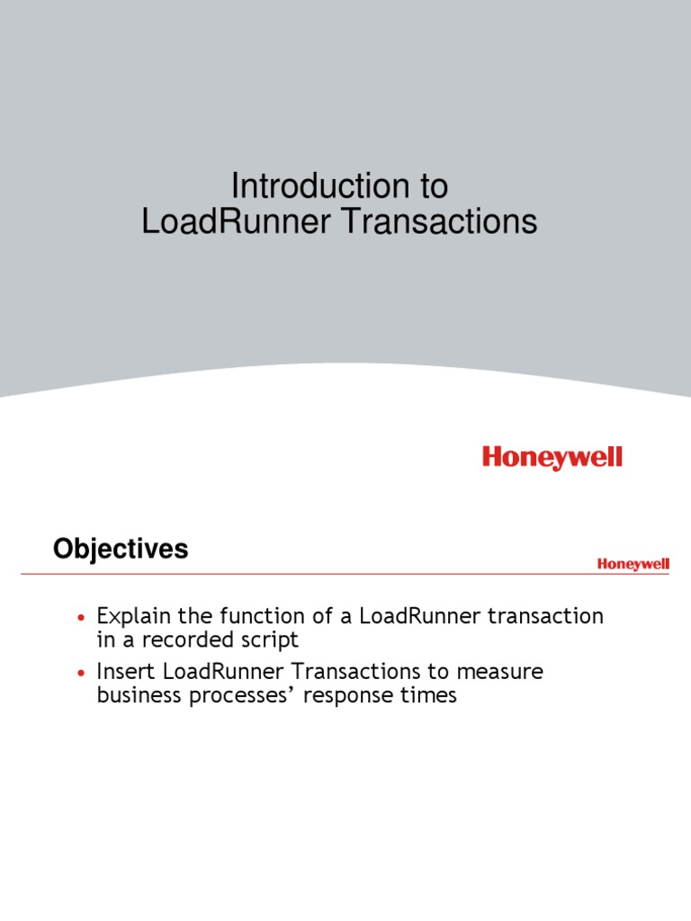 LoadRunner Transactions: Measuring Response Times | PDF | Web Server ...