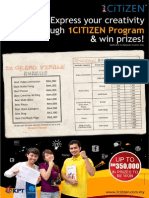 1CITIZEN Portfolio Prizing Poster