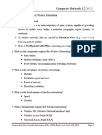 Computer Wireless Network PDF - Course Material 2013