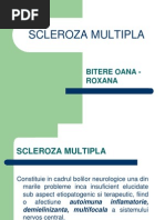 SCLEROZA MULTIPLA Oana Pentru Prezentare 2