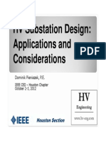 HV Substation Design Applications and Considerations