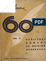 60 scriitori români de origină evreească. Volumul 2