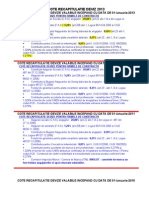 Cote Recapitulatie Deviz 2013