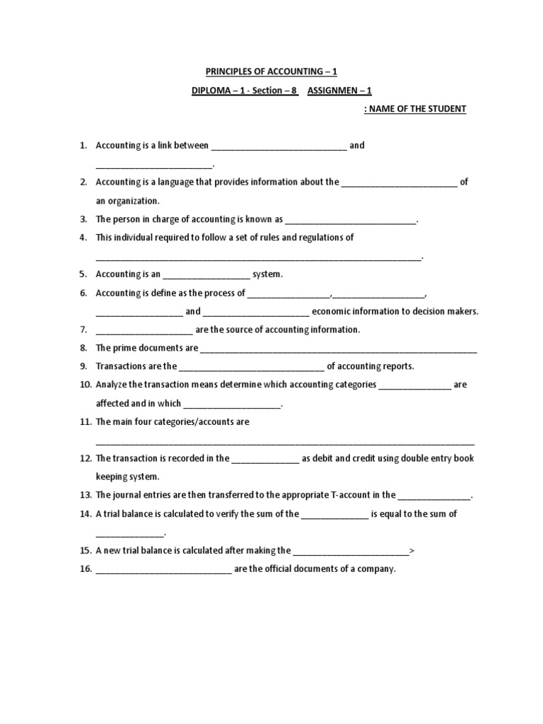 Assignment - 1 | PDF | Career & Growth | Finance & Money Management