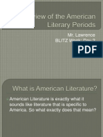 An Overview of the American Literary Periods (BLITZ Week)