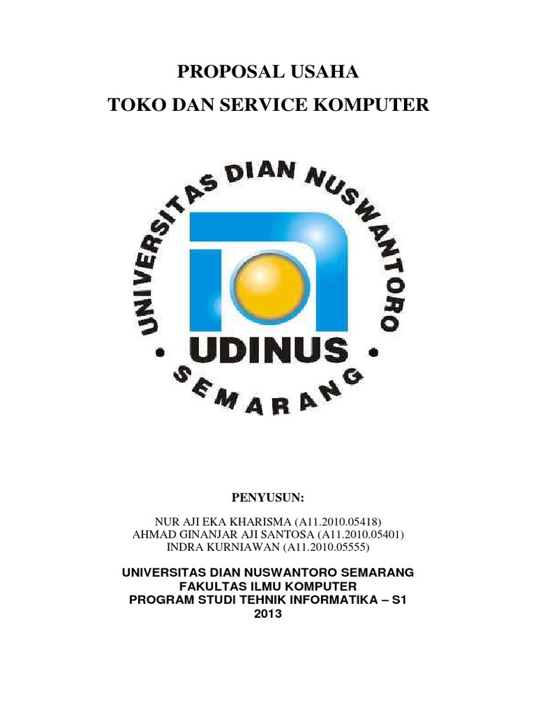 Proposal Usaha Komputer
