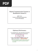 Digital Communication Systems in Bandlimited Channel: MET 1413 Faculty of Electrical Enginerring 81310 UTM Skudai