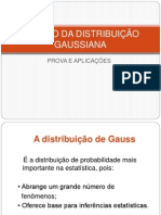 Estudo Da Distribuio Gaussiana