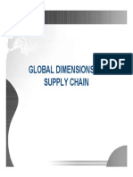 Global Dimensions of Supply Chain