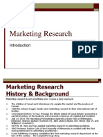 Marketing Research Introduction