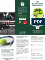 2013 SPES Tennis Brochure