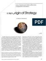 Origin of Strategy