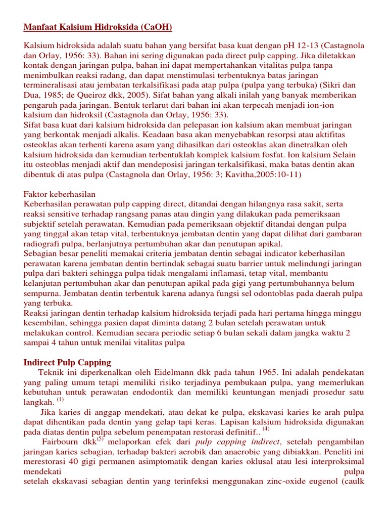 Manfaat Kalsium Hidroksida Pdf