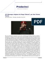 ANA TERESA TORRES El liderazgo religioso de Hugo Chávez