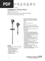 Liquiphant S FTL70, FTL71: Technical Information