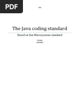 Java Coding Standasfsdfard