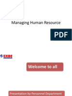 Managing Human Resources