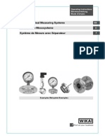 Diaphragm Seal Measuring Systems Druckmittler-Messsysteme Système de Mesure Avec Séparateur