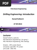 Introduction to drilling engineering