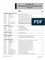 Ferreyros CAT-770, 772 Tool List