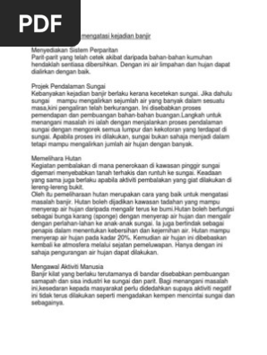 Langkah Langkah Mengatasi Kejadian Banjir Pdf